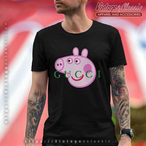 gucci peppa pig shirt redbubble